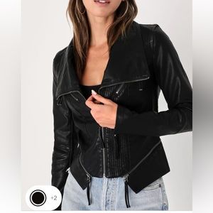 Lulu’s Up on a Tuesday Vegan Leather jacket